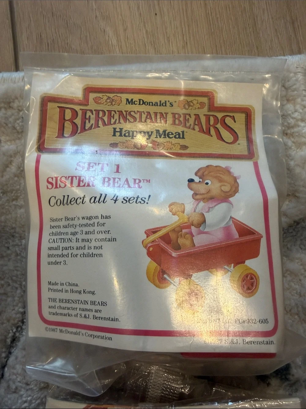 Vintage Berenstain Bears Happy meal McDonald’s items